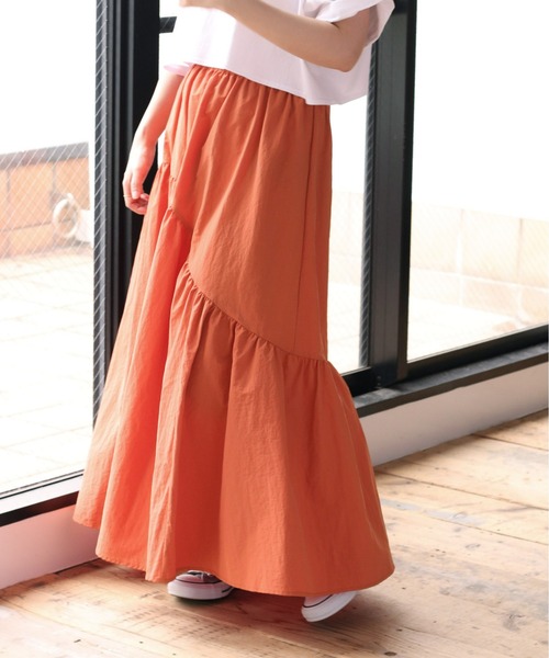 cepo（セポ）の「マルチＷＡＹボリュームスカート（スカート・レディース・ブラック/オレンジ・M）」の7枚目の写真