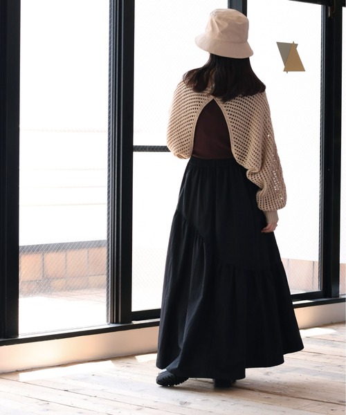 cepo（セポ）の「マルチＷＡＹボリュームスカート（スカート・レディース・ブラック/オレンジ・M）」の4枚目の写真