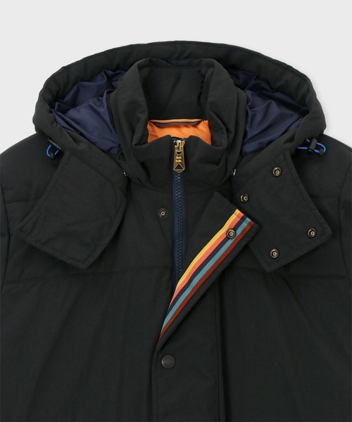 Paul Smith（ポールスミス）の「ナイロンダウンコート / 223150 014X（ダウンジャケット/コート・メンズ・ブラック/ダークオリーブ・SMALL/MEDIUM/LARGE/X-LARGE）」の7枚目の写真