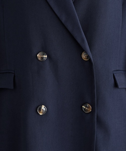 Pierrot（ピエロ）の「スリットスリーブテーラードジャケット（テーラードジャケット・レディース・アイボリー/ブラック/ネイビー・S/M/L）」の7枚目の写真