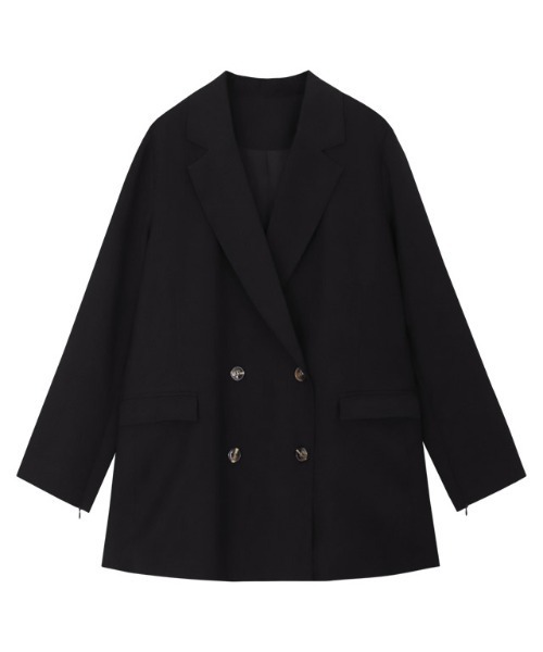 Pierrot（ピエロ）の「スリットスリーブテーラードジャケット（テーラードジャケット・レディース・アイボリー/ブラック/ネイビー・S/M/L）」の15枚目の写真