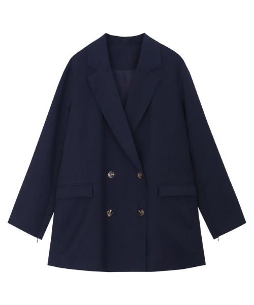 Pierrot（ピエロ）の「スリットスリーブテーラードジャケット（テーラードジャケット・レディース・アイボリー/ブラック/ネイビー・S/M/L）」の17枚目の写真