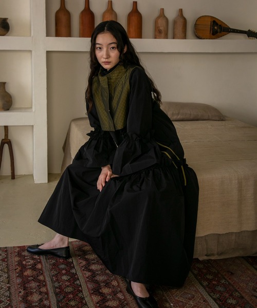 PERNA（ペルナ）の「リバーシブル キルティングベスト（ベスト