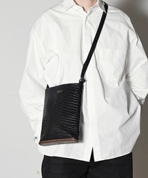 EARLE（アール）の「EARLE アール / Shoe sole bag シューソールキップレザーショルダーバッグ / ER2501（ショルダーバッグ・レディース）」