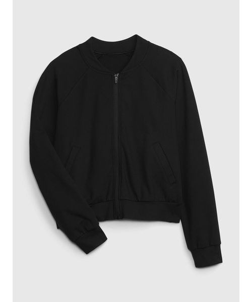 GAP(ギャップ)の「GapFit ブラッシュド パワージャケット(ジャージ・レディース・その他/ブラック・L/M/S/XS/XXS)」の3枚目の写真