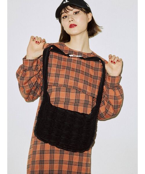 jouetie（ジュエティ）の「キルティングBAG（ハンドバッグ・レディース・ブラック/オフホワイト/パープル・FREE）」の14枚目の写真