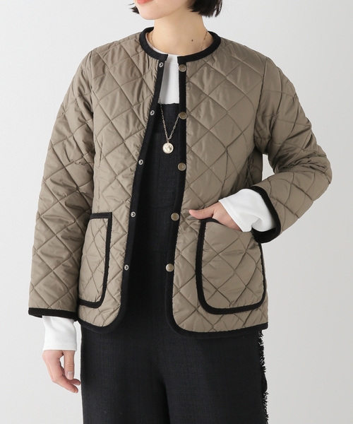 FRAMeWORK(フレームワーク)の「【LAVENHAM/ラベンハム】LAVENSTER CREW NECK ジャケット WOMEN(ブルゾン・レディース・ホワイト/ベージュ/ブラック・6/8)」の3枚目の写真