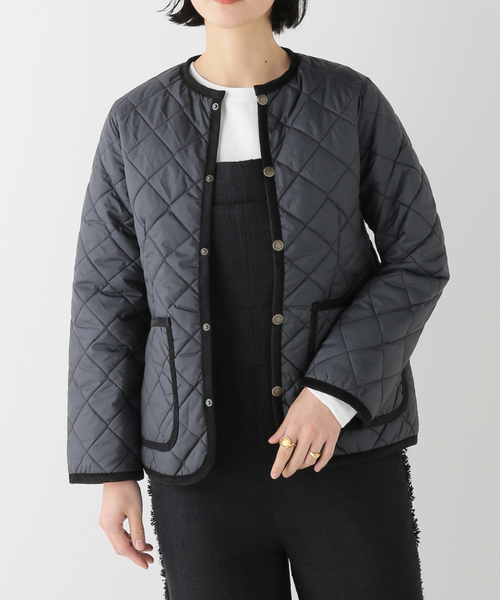 FRAMeWORK(フレームワーク)の「【LAVENHAM/ラベンハム】LAVENSTER CREW NECK ジャケット WOMEN(ブルゾン・レディース・ホワイト/ベージュ/ブラック・6/8)」の2枚目の写真