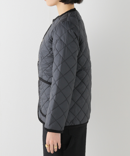 FRAMeWORK(フレームワーク)の「【LAVENHAM/ラベンハム】LAVENSTER CREW NECK ジャケット WOMEN(ブルゾン・レディース・ホワイト/ベージュ/ブラック・6/8)」の7枚目の写真