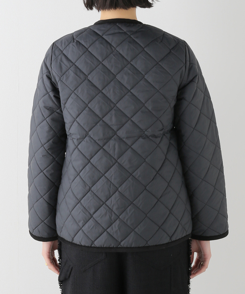 FRAMeWORK(フレームワーク)の「【LAVENHAM/ラベンハム】LAVENSTER CREW NECK ジャケット WOMEN(ブルゾン・レディース・ホワイト/ベージュ/ブラック・6/8)」の16枚目の写真