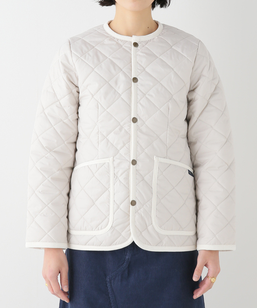 FRAMeWORK(フレームワーク)の「【LAVENHAM/ラベンハム】LAVENSTER CREW NECK ジャケット WOMEN(ブルゾン・レディース・ホワイト/ベージュ/ブラック・6/8)」の15枚目の写真