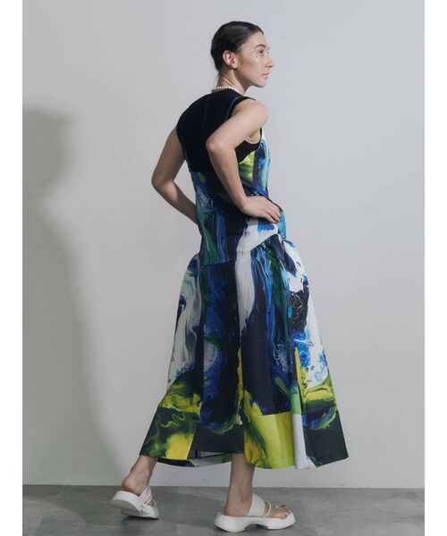 UN3D.（アンスリード）の「REBORN CAMI OP / リボーンキャミワンピース（ワンピース・レディース・イエロー/オレンジ・38/36）」の14枚目の写真