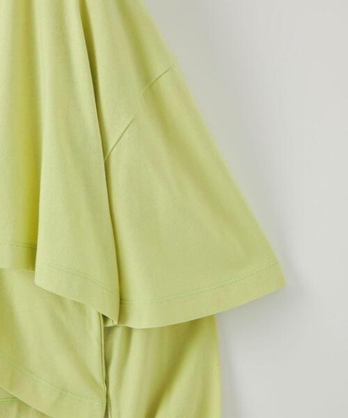 CITEN（シテン）の「＜CITEN＞レイヤード トップス（Tシャツ/カットソー・レディース・オフホワイト/ライム/ダークグレー・FREE）」の15枚目の写真