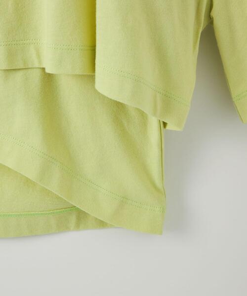 CITEN（シテン）の「＜CITEN＞レイヤード トップス（Tシャツ/カットソー・レディース・オフホワイト/ライム/ダークグレー・FREE）」の13枚目の写真