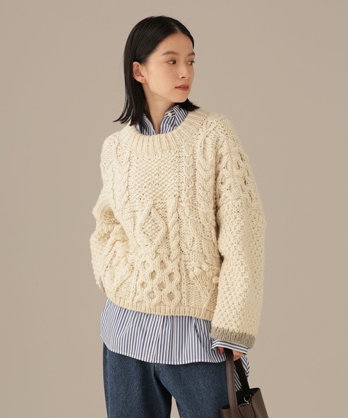 NANO universe（ナノユニバース）の「LB.03/ハンドニットパッチワーク