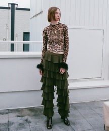 sahara | フリルレイヤードパンツ/Tiered Pants(その他パンツ)