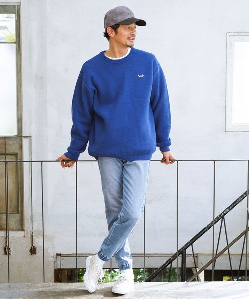 BAYFLOW（ベイフロー）の「デニムジョガーパンツ 23SS[WEB限定サイズ展開]（デニムパンツ・メンズ・サックスブルー/ブラック/ライトブルー・SMALL/MEDIUM/LARGE/X-LARGE）」の4枚目の写真