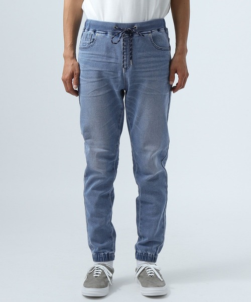 BAYFLOW（ベイフロー）の「デニムジョガーパンツ 23SS[WEB限定サイズ展開]（デニムパンツ・メンズ・サックスブルー/ブラック/ライトブルー・SMALL/MEDIUM/LARGE/X-LARGE）」の21枚目の写真