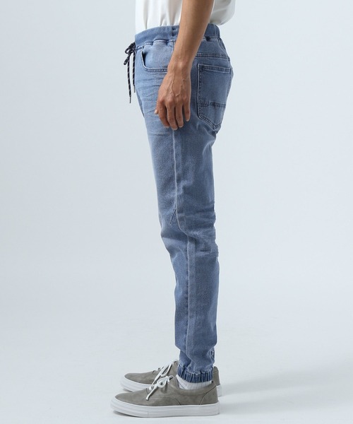 BAYFLOW（ベイフロー）の「デニムジョガーパンツ 23SS[WEB限定サイズ展開]（デニムパンツ・メンズ・サックスブルー/ブラック/ライトブルー・SMALL/MEDIUM/LARGE/X-LARGE）」の22枚目の写真