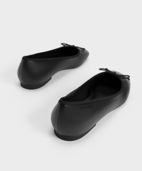 CHARLES & KEITH（チャールズ & キース）の「ラウンド スクエアトゥボウバレリーナ（バレエシューズ・レディース・イエロー/ホワイト/ブラック/ブラウン系その他・22.5cm/23cm/23.5cm/24.5cm/25cm/25.5cm）」の19枚目の写真