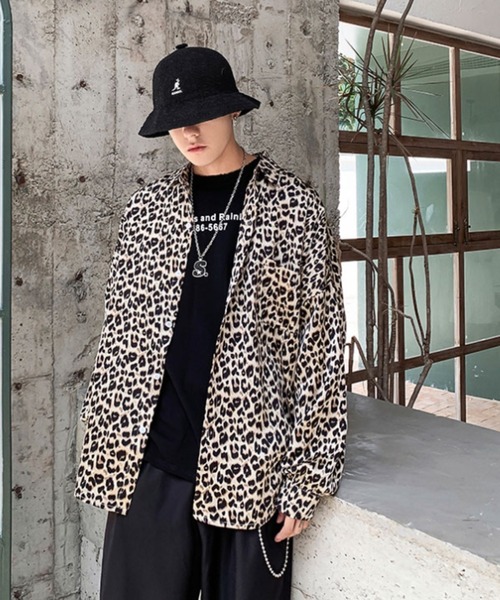 YummyページGRANICY ヒョウ柄 Mサイズ 長袖カットソー YummyページGRANICY ヒョウ柄 Mサイズ 長袖カットソー Yummy