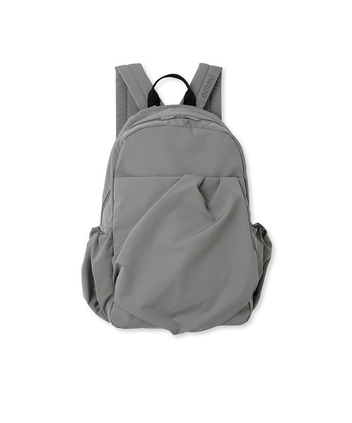emmi(エミ)の「【emmi atelier】ギャザーボディーバックパック(バックパック/リュック・レディース・オリーブ/アイボリー/ブラック・FREE)」の15枚目の写真