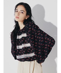 COEL | 花柄パネルレースブラウス(シャツ/ブラウス)