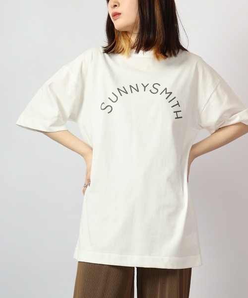 Sunny Smith(サニースミス)の「Sunnysmith へビーオンス Cool Smith Standard Arch Logo 半袖Tシャツ(Tシャツ/カットソー・メンズ・ホワイト/ネイビー/レッド/オフホワイト/グリーン/チャコール・M/L)」の22枚目の写真
