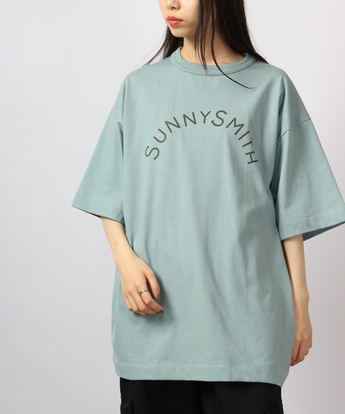 Sunny Smith(サニースミス)の「Sunnysmith へビーオンス Cool Smith Standard Arch Logo 半袖Tシャツ(Tシャツ/カットソー・メンズ・ホワイト/ネイビー/レッド/オフホワイト/グリーン/チャコール・M/L)」の10枚目の写真