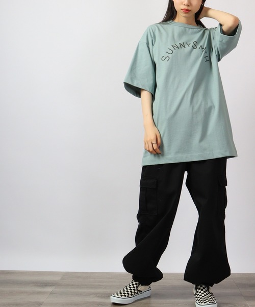 Sunny Smith(サニースミス)の「Sunnysmith へビーオンス Cool Smith Standard Arch Logo 半袖Tシャツ(Tシャツ/カットソー・メンズ・ホワイト/ネイビー/レッド/オフホワイト/グリーン/チャコール・M/L)」の7枚目の写真