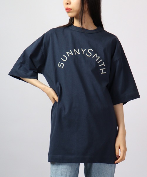 Sunny Smith(サニースミス)の「Sunnysmith へビーオンス Cool Smith Standard Arch Logo 半袖Tシャツ(Tシャツ/カットソー・メンズ・ホワイト/ネイビー/レッド/オフホワイト/グリーン/チャコール・M/L)」の16枚目の写真