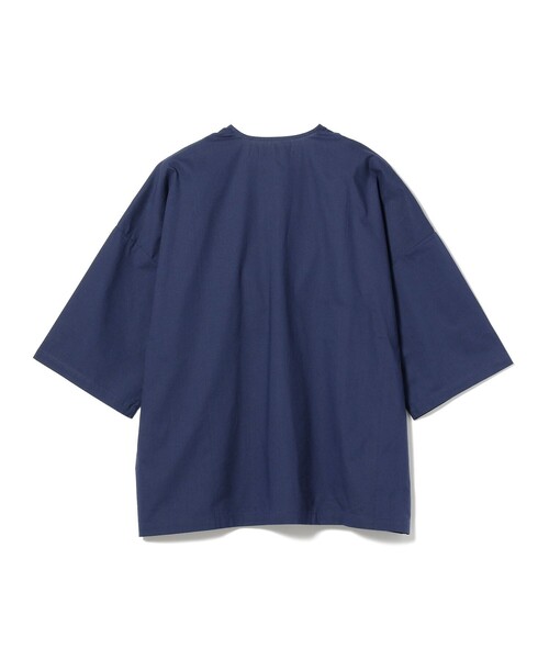 BEAMS LIGHTS(ビームスライツ)の「BEAMS LIGHTS / インドコットン ポプリン プルオーバーシャツ(Tシャツ/カットソー・メンズ・オフホワイト/ブラウン/ネイビー・SMALL/MEDIUM/LARGE)」の14枚目の写真