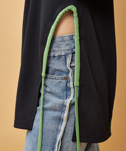 casane(カサネ)の「ドロストヘムメッシュタンク(タンクトップ・レディース・ブラック/パープル・FREE)」の18枚目の写真