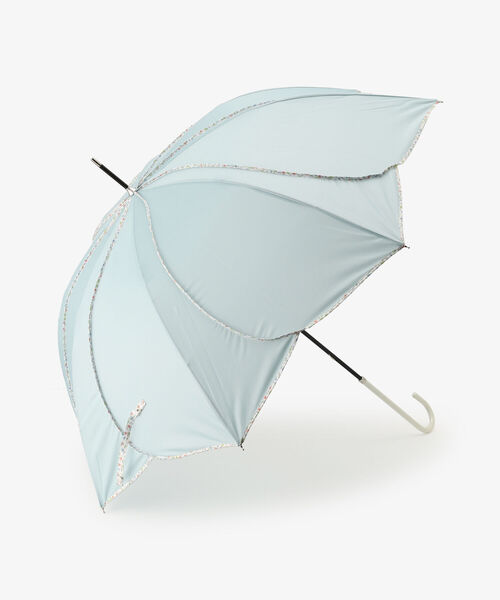 Afternoon Tea(アフタヌーンティー)の「パイピング長傘 雨傘(長傘・レディース・グリーン/ネイビー/パープル・ONE SIZE)」の2枚目の写真