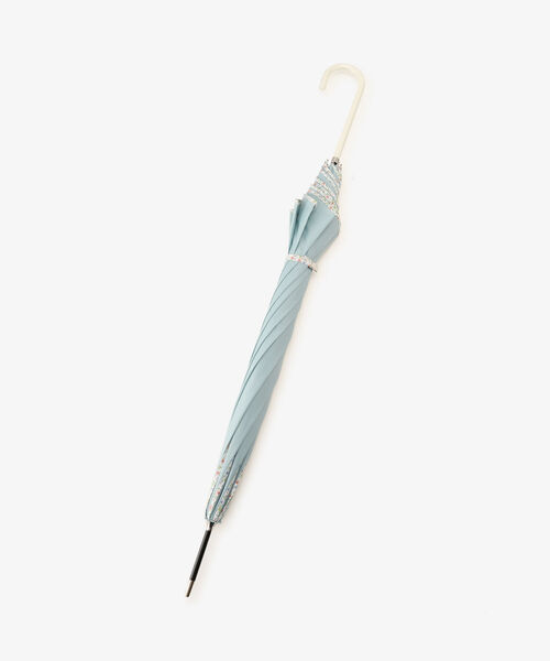 Afternoon Tea(アフタヌーンティー)の「パイピング長傘 雨傘(長傘・レディース・グリーン/ネイビー/パープル・ONE SIZE)」の9枚目の写真