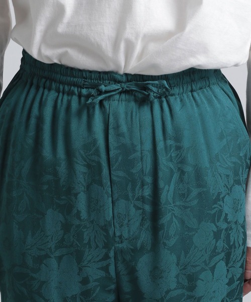 HARE（ハレ）の「ドレープフラワージャガードパンツ(HARE)（その他パンツ・メンズ・グリーン/ブラック/パープル・FREE）」の5枚目の写真