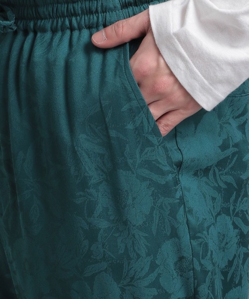 HARE（ハレ）の「ドレープフラワージャガードパンツ(HARE)（その他パンツ・メンズ・グリーン/ブラック/パープル・FREE）」の8枚目の写真