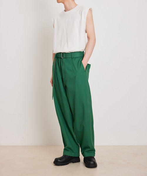 ADAM ET ROPE'(アダムエロペ)の「【Albini/アルビニ】オーガニック ポンチ オーバーサイズ ノースリーブ Tシャツ(Tシャツ/カットソー・メンズ・ホワイト/ブラック/ネイビー/グレー系その他・FREE)」の19枚目の写真