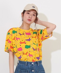 Disney（ディズニー）の「親子お揃い ディズニー 総柄Tシャツ 8022A（Tシャツ/カットソー）」