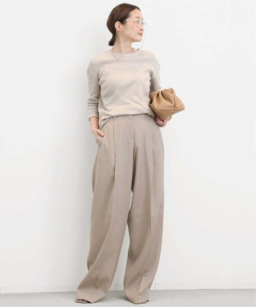 GOLDEN GOOSE（ゴールデングース）の「*【GOLDEN GOOSE / ゴールデングース】 ワイド パンツ（スラックス・レディース・ベージュ・38/40）」の5枚目の写真