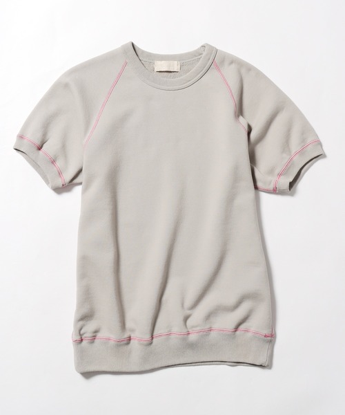 R JUBILEE（アールジュビリー）の「R JUBILEE/アール ジュビリー S/S SWEATSHIRT スウェット パイピング ラグランスリーブ（スウェット・レディース・ブラウン/グリーン/グレー・FREE）」の2枚目の写真