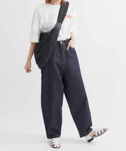 EDIT Gris（エディットグリ）の「【A4サイズ収納可能】ナイロンショルダーバッグ（ショルダーバッグ・レディース・ブラック/ホワイト/グリーン・FREE）」の13枚目の写真