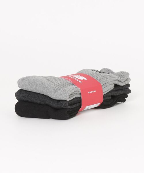 NEW BALANCE(ニューバランス)の「レギュラーレングス3Pソックス(ソックス/靴下・メンズ・ホワイト/その他・MEDIUM/LARGE/X-LARGE)」の10枚目の写真