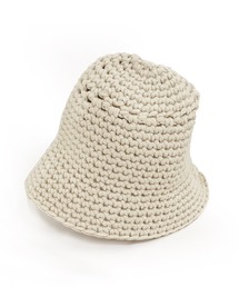 KIIT（キート）の「KIIT キート / CRUSHER HAT ハンドメイドニット クラッシャーハット バケットハット / KIP-K57-804（ハット）」