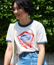 FREAK'S STORE | Bugerchef リンガーTシャツ(Tシャツ/カットソー)