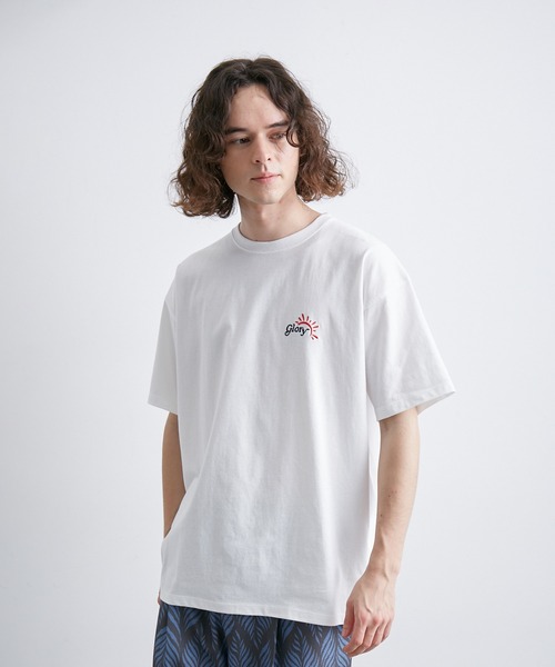 JUNRED（ジュンレッド）の「バックロゴグラフィックTシャツ（Tシャツ/カットソー・メンズ・ホワイト/サックスブルー/グリーン・L/LL/M）」の4枚目の写真