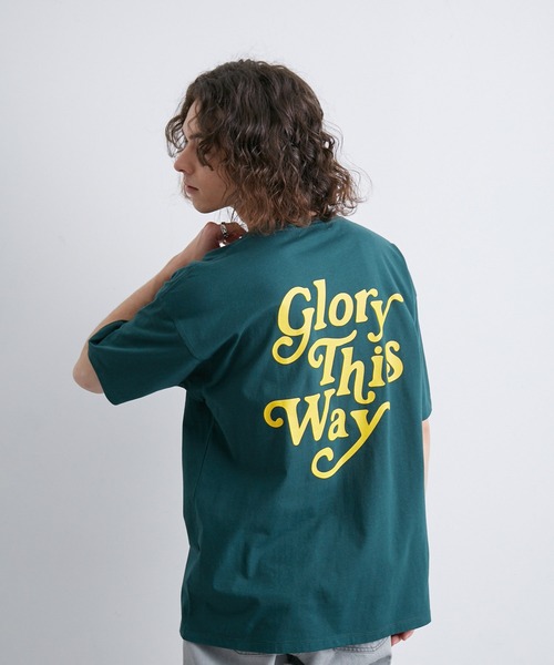 JUNRED（ジュンレッド）の「バックロゴグラフィックTシャツ（Tシャツ/カットソー・メンズ・ホワイト/サックスブルー/グリーン・L/LL/M）」の7枚目の写真