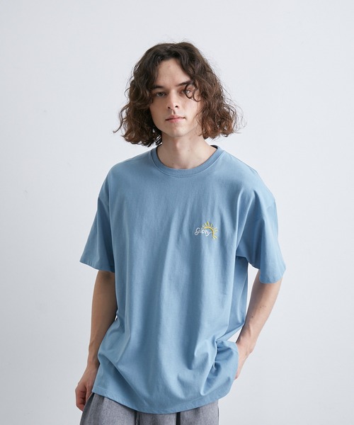 JUNRED（ジュンレッド）の「バックロゴグラフィックTシャツ（Tシャツ/カットソー・メンズ・ホワイト/サックスブルー/グリーン・L/LL/M）」の8枚目の写真