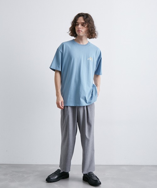 JUNRED（ジュンレッド）の「バックロゴグラフィックTシャツ（Tシャツ/カットソー・メンズ・ホワイト/サックスブルー/グリーン・L/LL/M）」の14枚目の写真