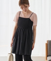 Kastane | 【サイズ展開あり】リブ切替キャミワンピース(ワンピース)